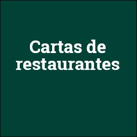 Cartas de restaurantes